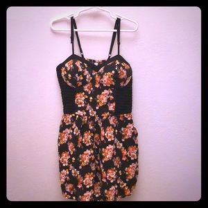 Short Floral Romper